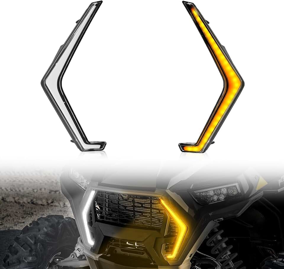 Nilight Turn Signal Fang Lights for Polaris RZR XP 1000 Turbo 2019-2023