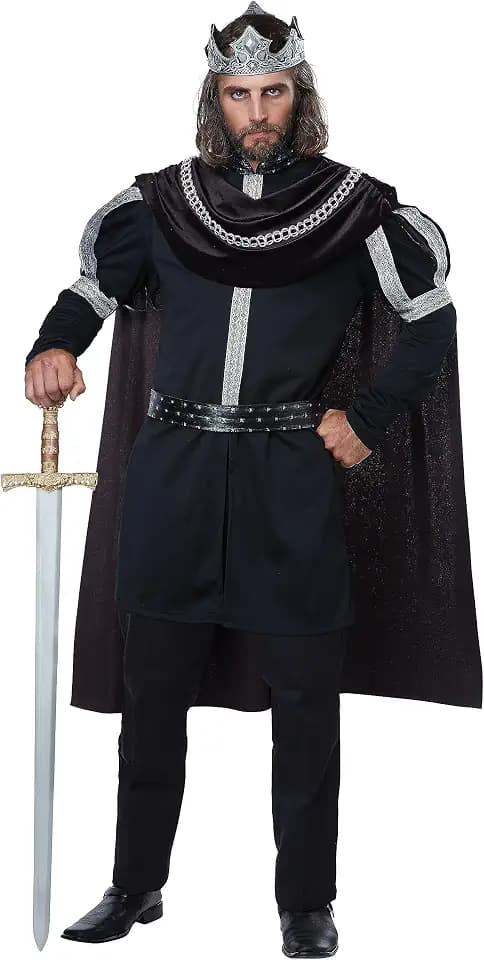 California Costumes Men's Dark Monarch - Adult Costume Adult Costume, Black/Silver, Small