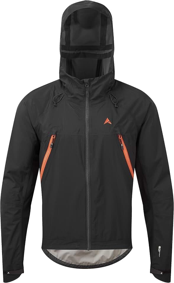 Altura Herren Ridge Tier Pertex wasserdichte MTB-Jacke, Schwarz, Größe XL