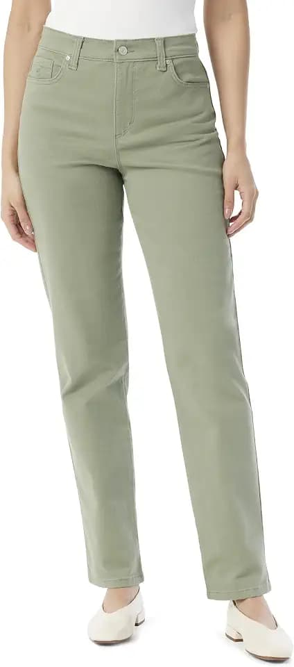 Gloria Vanderbilt Womens Amanda Classic High Rise Tapered Jean Petite