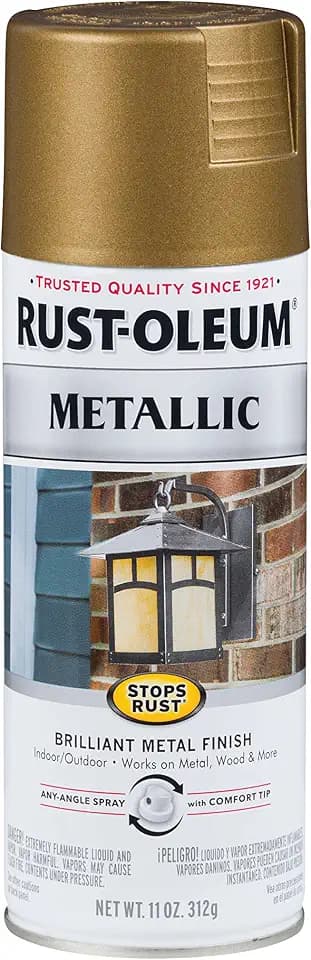 Rust-Oleum Stops Rust Metallic Spray Paint, Champagne Bronze