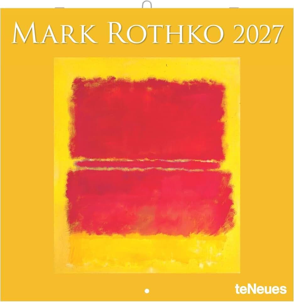 Mark Rothko 2027: Wandkalender 30x30 cm (30x60 cm geöffnet), Kunstkalender mit Meisterwerken des abstrakten Expressionismus