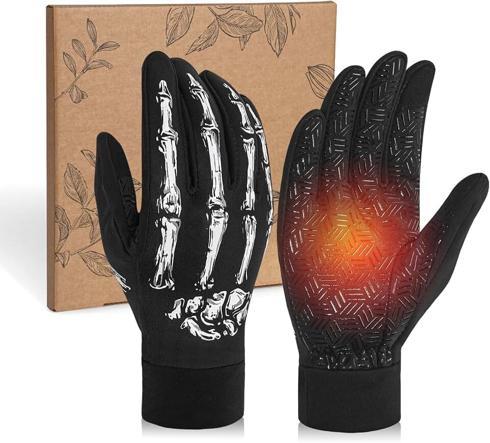 RIGWARL Winter Gloves for Men Women, Waterproof, Touchscreen, Cold Weather