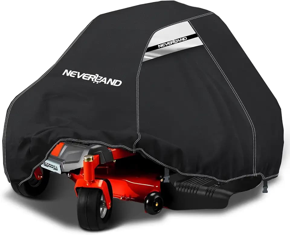 NEVERLAND Zero Turn Mower Cover Waterproof Fit Lawn Tractor up to 60" Decks