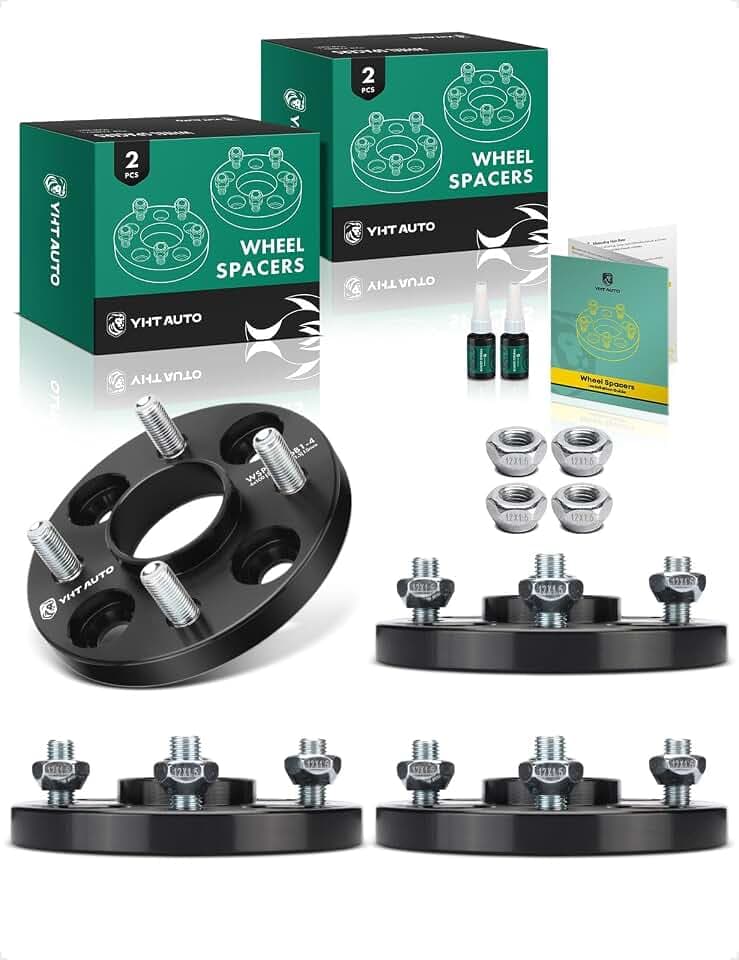 YHTAUTO 4x100 Hub Centric Wheel Spacers 15 mm for Acura, Honda, Kia