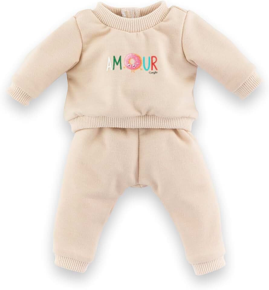 Corolle Jogginghose, Beige, Kleidung, für Puppen, 30 cm, 9000111200