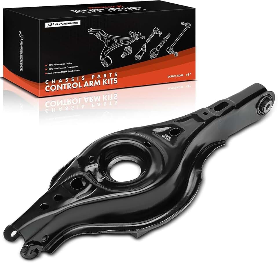 A-Premium Rear Left Rearward Lower Control Arm, with Bushing