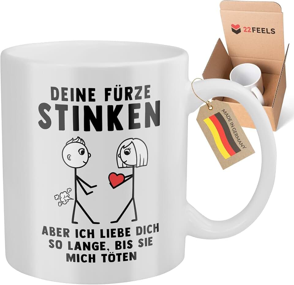 Jahrestag Geschenk für Ihn Ehemann Tasse Freund Beziehung Lustig Liebesbeweis Mann Valentinstag Spruch Hochzeitstag 1 Jahr 2 Jahre Verlobter - Ich Liebe Dich So Lange, Weiß