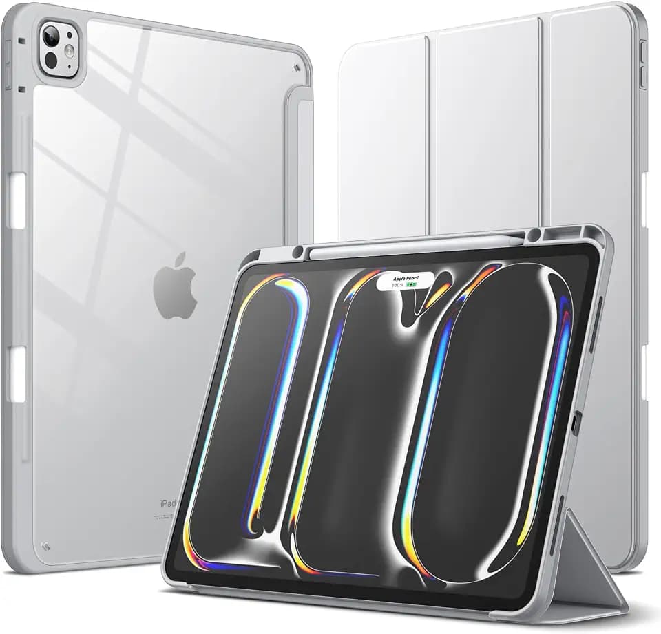 JETech Case for iPad Pro 13" M5/M4 (2025/2024), Silver