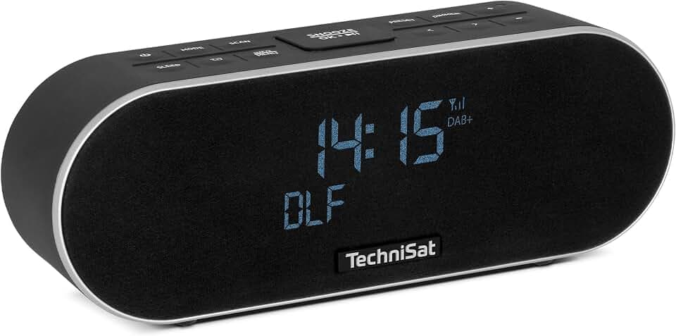 TechniSat DIGITRADIO 53 BT – Wecker, Bluetooth Lautsprecher, DAB+ Radio