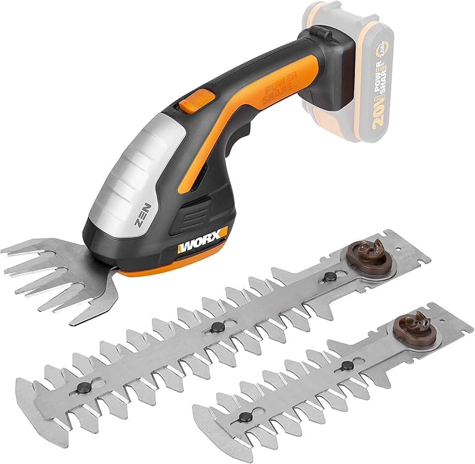WORX WG801E.9 Akku Gras- und Strauchschere 20V, ohne Akku und Ladegerät