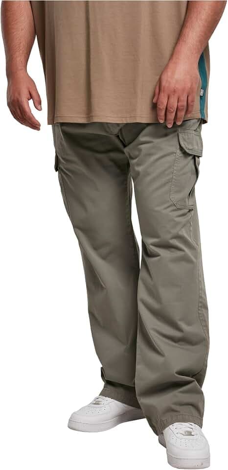 Urban Classics Straight Leg Cargo Pants Männer Cargohose schwarz