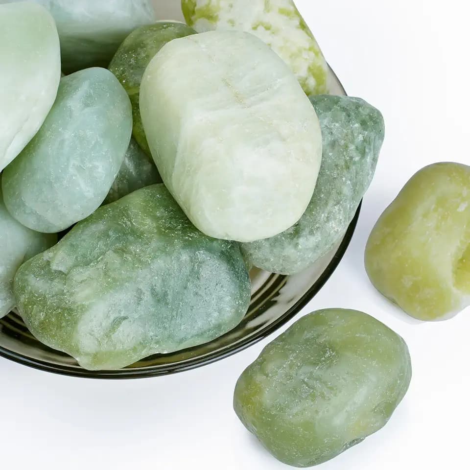 40lbs 2-3 Inch Jade Pebbles for Indoor Plants