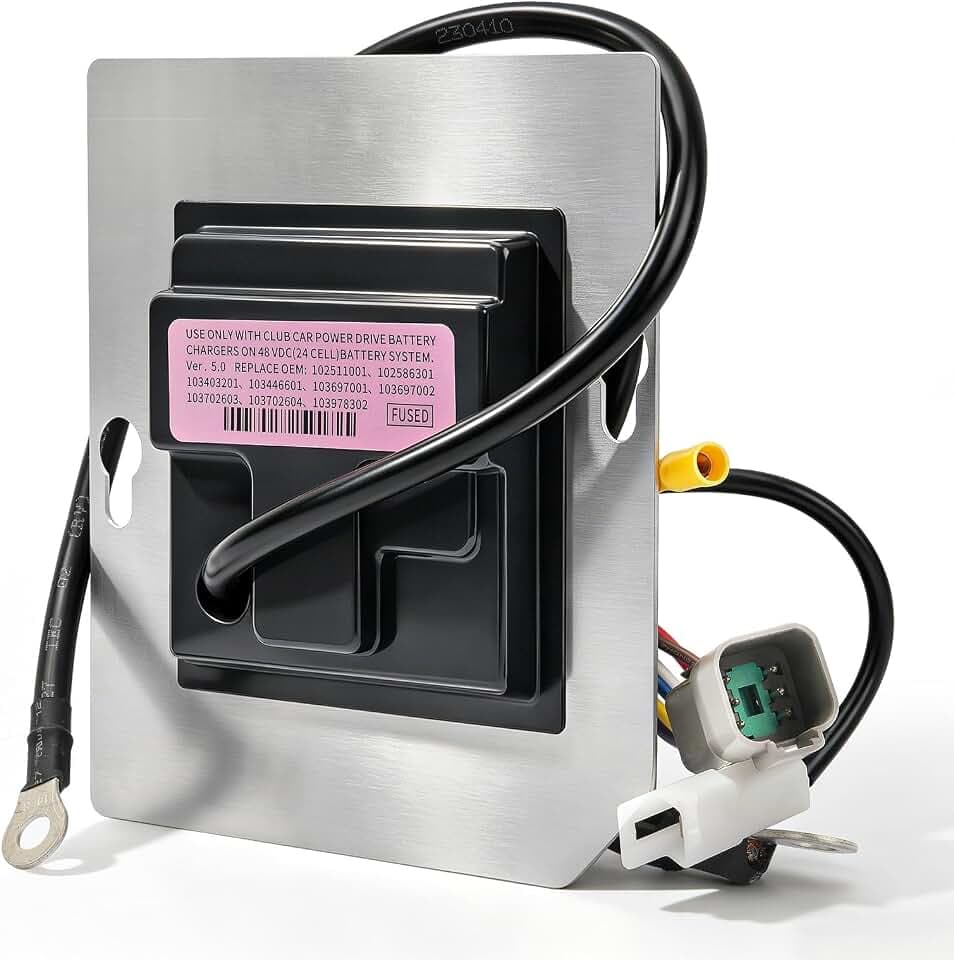 Golf Cart On Board Computer, Club Car OBC Fit for 2004-2015 Club Car Precedent 48V Electric Golf Cart, OEM#102511001, 102586301, 103403201
