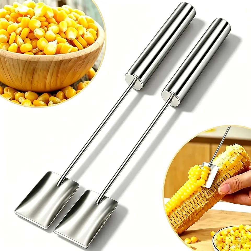 2 Packs Corn Peeler for Corn on the Cob,2026 Upgraded Corn Stripper for Corn on the Cob,Corn on the Cob Remover,Corn Cob Stripper tool Easy to Clean