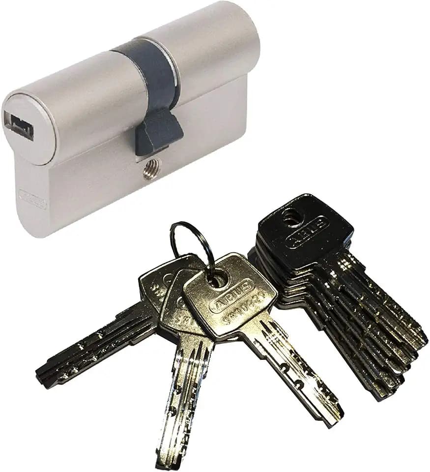 ABUS EC550 Profil-Doppelzylinder Länge (a/b) 40/40mm (c=80mm) mit 8 Schlüssel