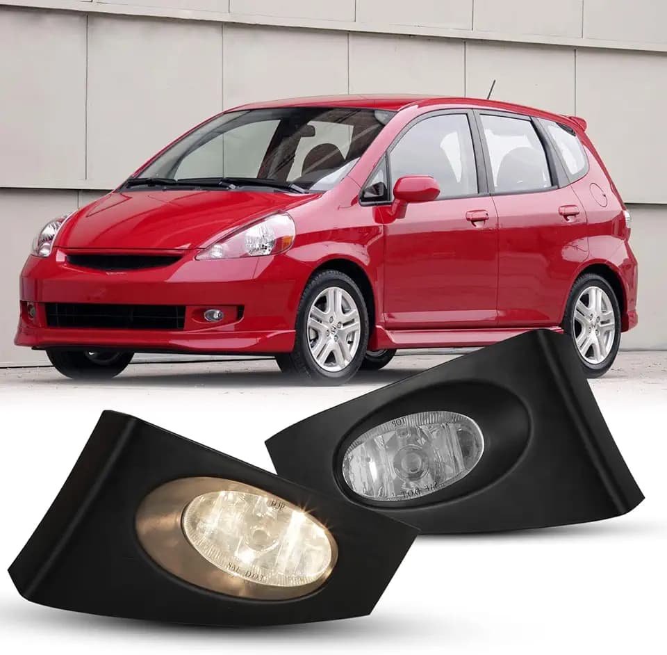 Fog Lights Lamps Assembly For 2007 2008 Honda Fit