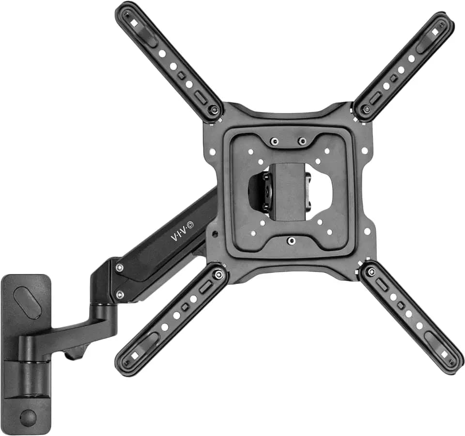 VIVO Black Single TV Wall Mount for 23 to 55 inch Screens, MOUNT-G400B