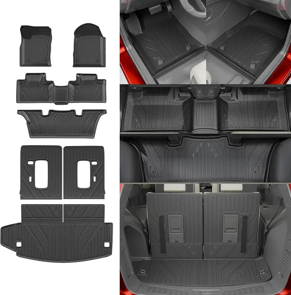 Floor Mats for 2016-2025 2026 Dodge Durango 6 Seats
