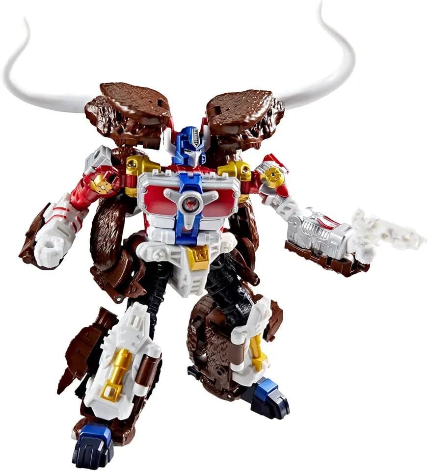 Transformers Age of the Primes Maximal Big Convoy, Leader Class 6.5-Inch Converting Action Figure, Robot Toys for Ages 8+