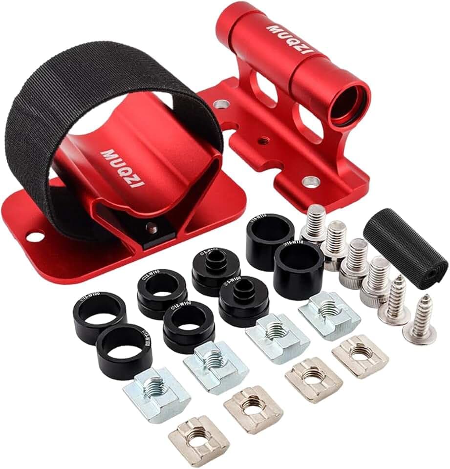 Fancyes Bike Fork Mount Car Roof Rack Support Bike Stand Aluminum Alloy Accessories Quick Release Thru Axle Carrier Bicycle Front Fork Fixed Clip, Red