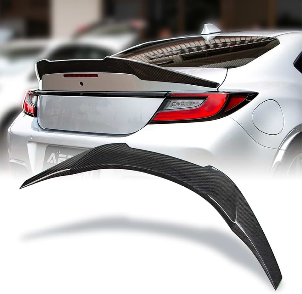 Real Carbon Fiber Trunk Spoiler for 2022-2026 Toyota GR86 and Subaru BRZ