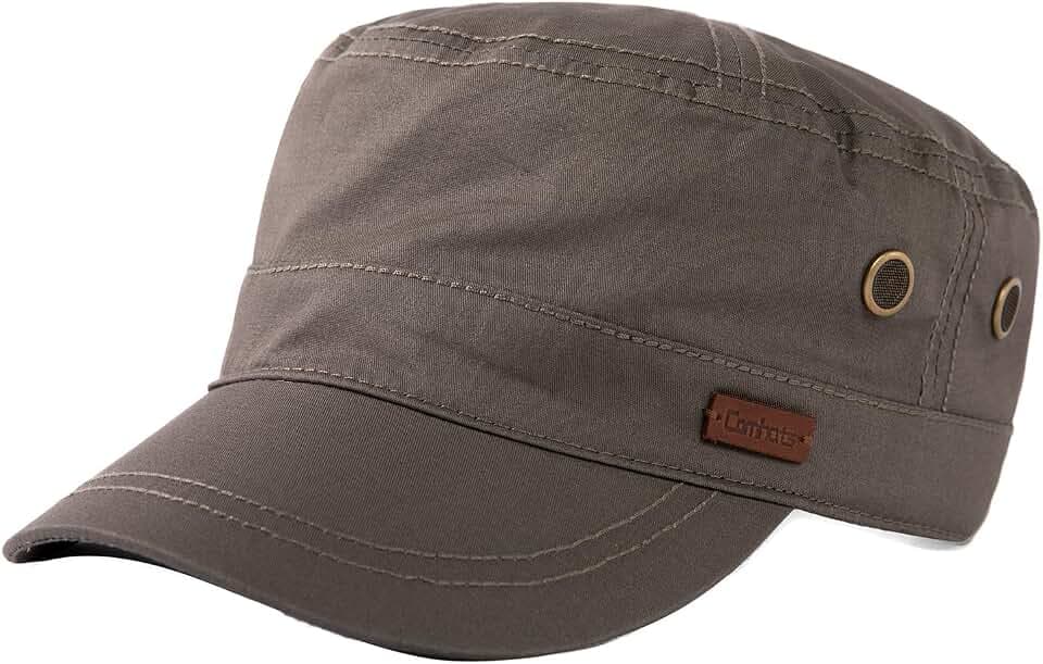 Comhats Herren Schirmmütze Schiebermütze gasdurchlässige Sommermütze Flatcap