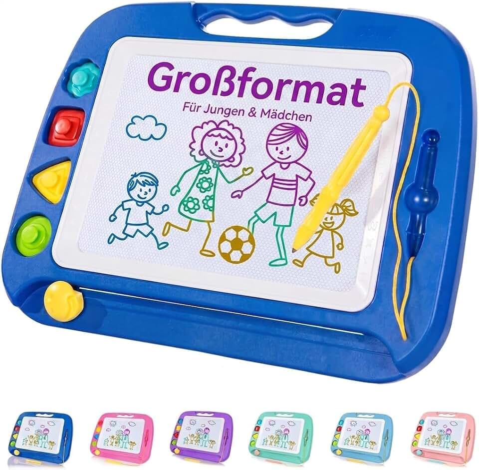 SGILE Magnettafel Kinder, Maltafel Zaubertafel Spielzeug, Groß 42 x 32 cm