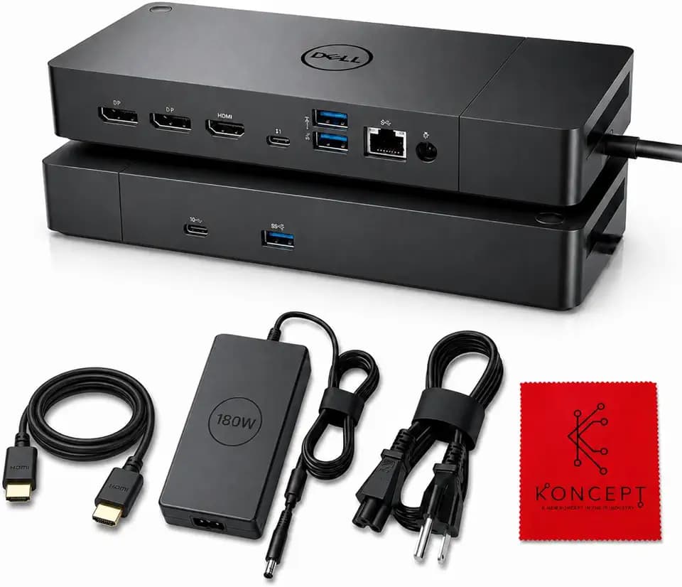 Dell WD19S Docking Station Dual Monitor - 180W USB-C, HDMI + DisplayPort