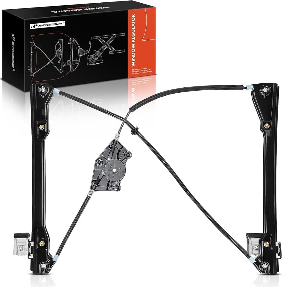 A-Premium Power Window Regulator Front Passenger Side, Without Motor