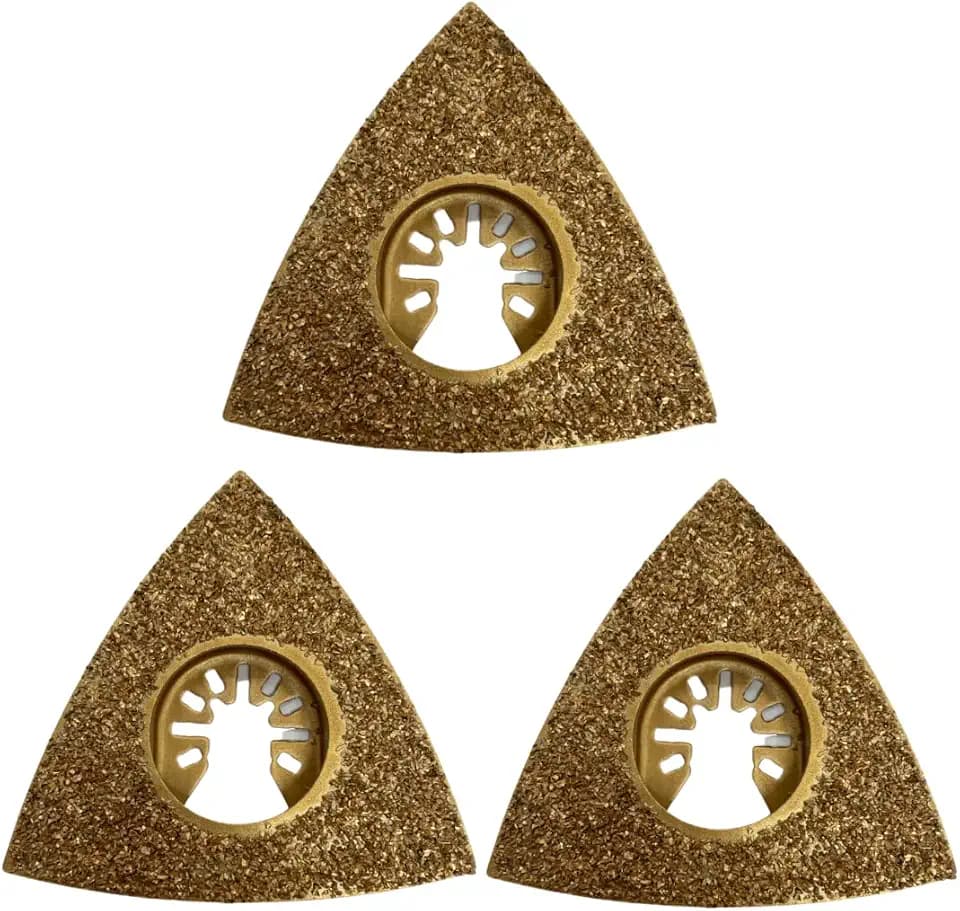 3 Stück – 78 mm Hartmetall-Raspel, Multi-Tool-Klingen, Schneidersäge-Set, kompatibel mit Dremel, Fein, Multimaster, Makita usw., oszillierend