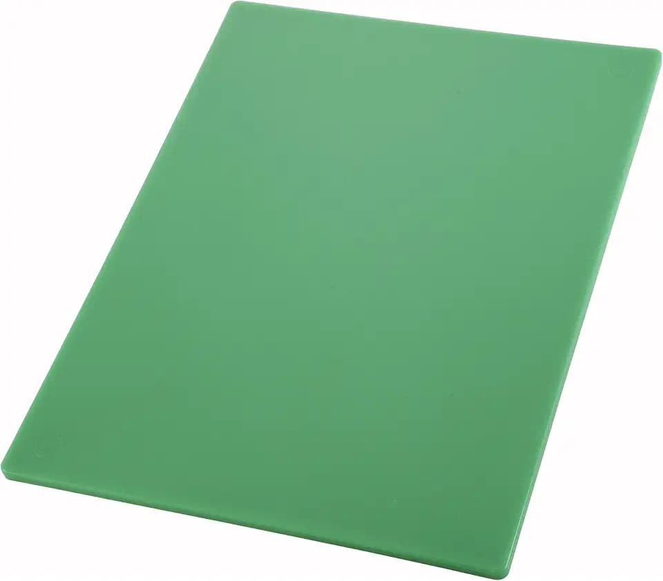 Winco Cutting Board, 12 by 18 by 1/2-Inch, Green