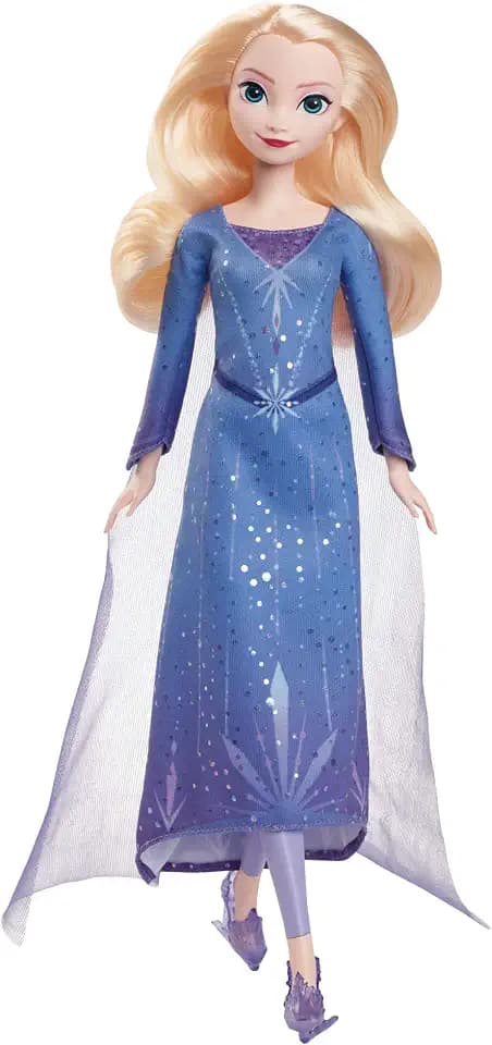 Mattel Disney Die Eiskönigin Elsa Modepuppe mit Zubehör, Eisläuferin-Look mit abnehmbarem Kleid und Schlittschuhen, mit zusätzlichem Paar Schuhe. Inspiriert von Die Eiskönigin: Winterfest“, JBG53