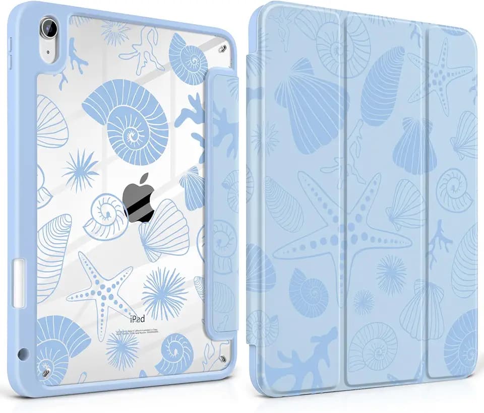 Case for iPad Air 11 M4/M3/M2 2026-2024, Starfish and Shells