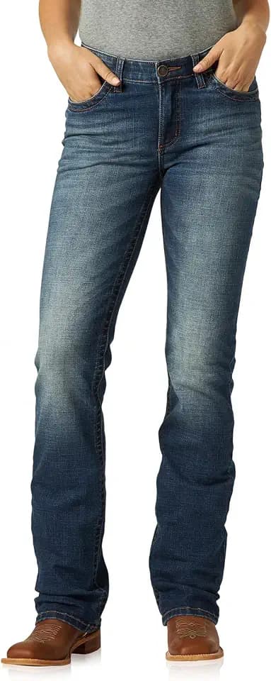 Wrangler Women's Willow Mid Rise Boot Cut Ultimate Riding Pant