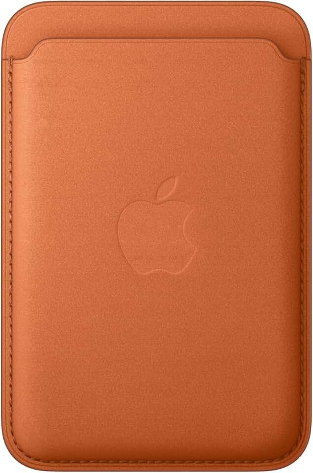 Apple iPhone Feingewebe Wallet mit MagSafe – Fuchsrot 