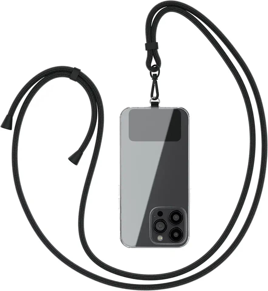 EAZY CASE - Handykette Universal [KOMPATIBEL MIT JEDEM HANDY] - Handyband & Schnur zum Umhängen - Handyhülle mit Kette - Handy Umhängeband - Phone Strap Schnur - Lanyard Handy Kordel - Phone Chain