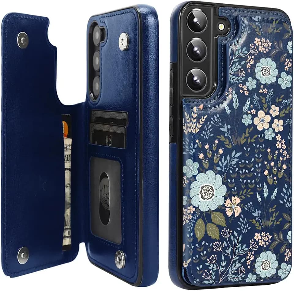 uCOLOR for Samsung Galaxy S22 Plus Wallet Case with Card Holder