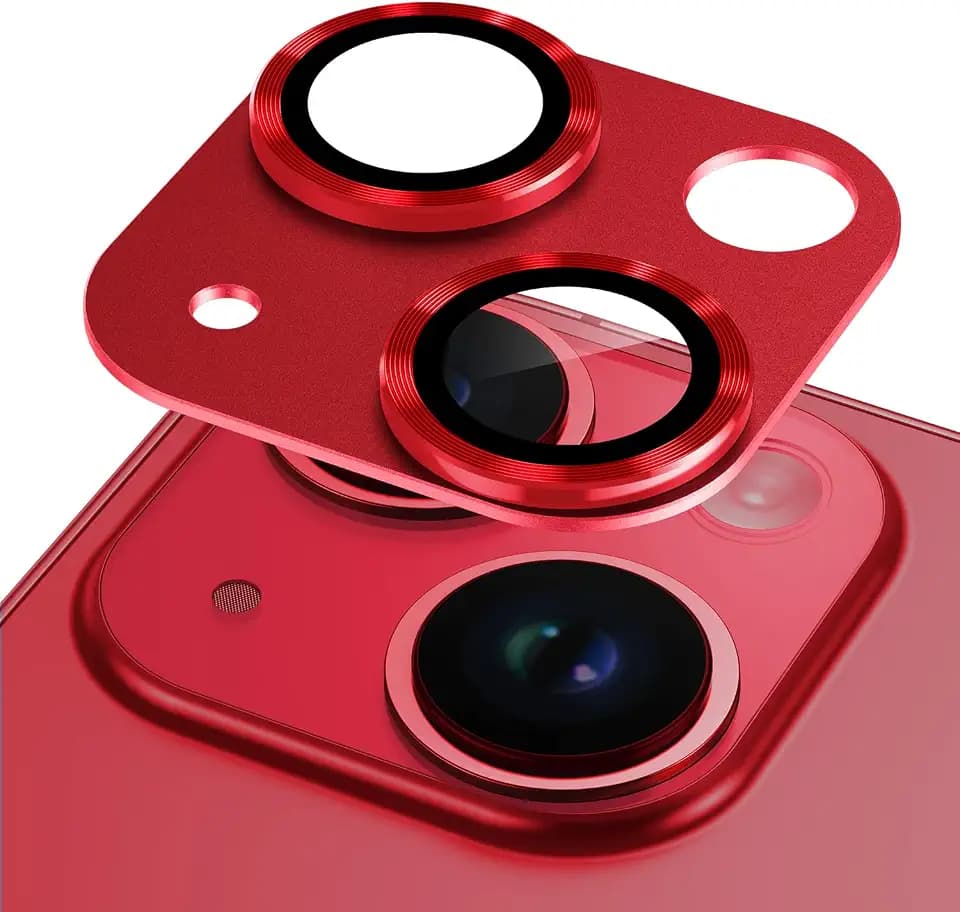 Korecase for iPhone 14/14 Plus & iPhone 15/15 Plus Camera Lens Protector
