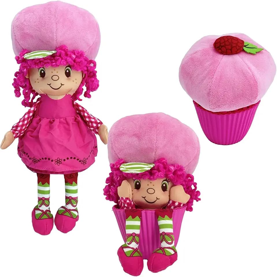 Strawberry Shortcake Pop 'n' Flip Raspberry Torte - 9" Plush Doll