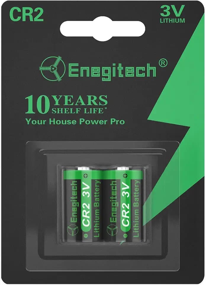 Enegitech CR2 3V Lithium Batterien CR15H270 für Golfentfernungsmesser (2er)
