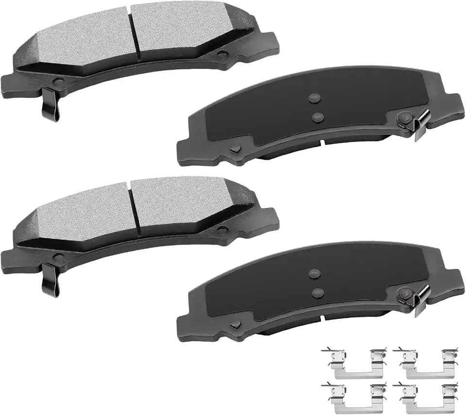 cciyu D1159 Brake Pads w/Hardware Front Disc Brake Pad Set