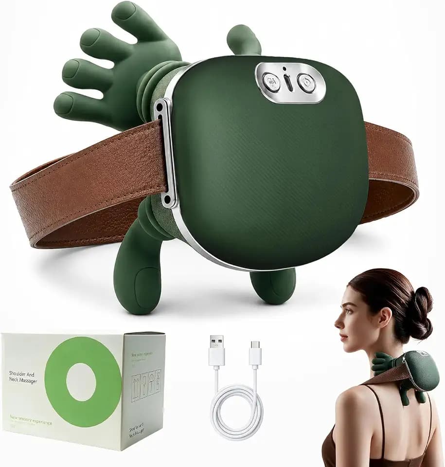 4D Nackenmassagegerät mit Wärme, kabellos, für Nacken & Schultern