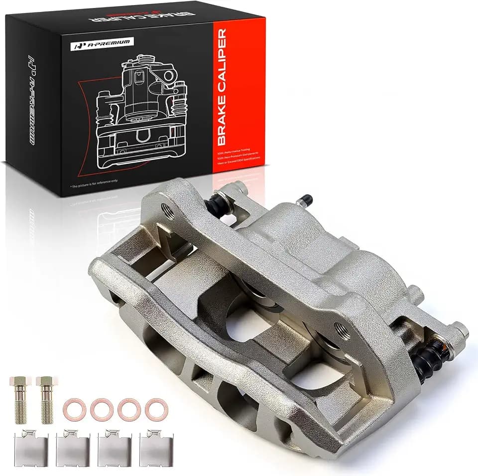 A-Premium Front Right Passenger Disc Brake Caliper with Bracket