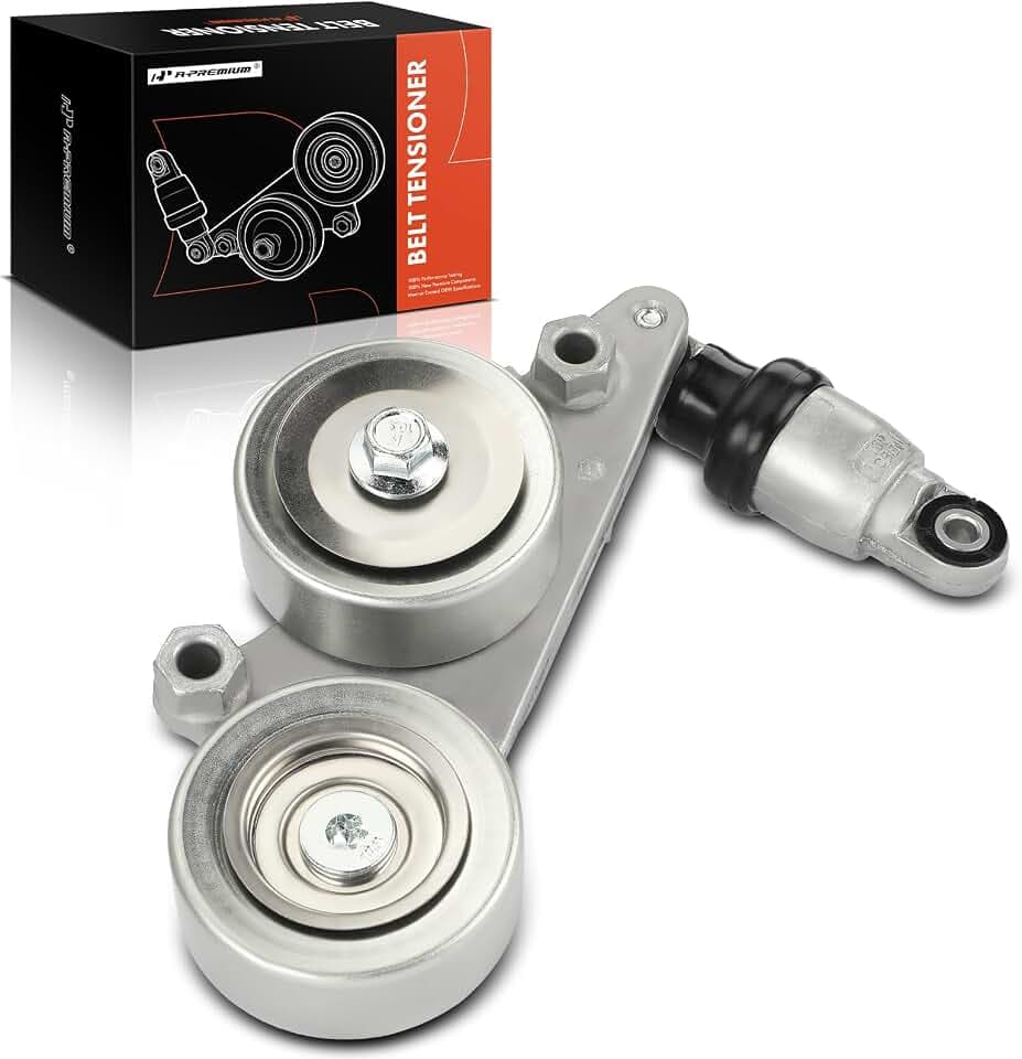 A-Premium Belt Tensioner Assembly with Pulley Compatible with Honda