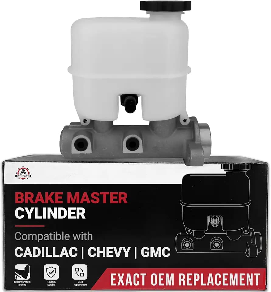 Brake Master Cylinder - Compatible with Cadillac, Chevrolet, GMC - Escalade, Escalade EXT, Avalanche 1500, Blazer, Silverado 1500, Silverado 1500 HD - Replaces M630031, M630031AA, 18040252, 18060789