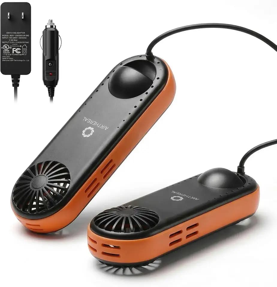 AIRTHEREAL SD32 Portable Shoe and Boot Dryer with Fan Heater, Ultra Silent