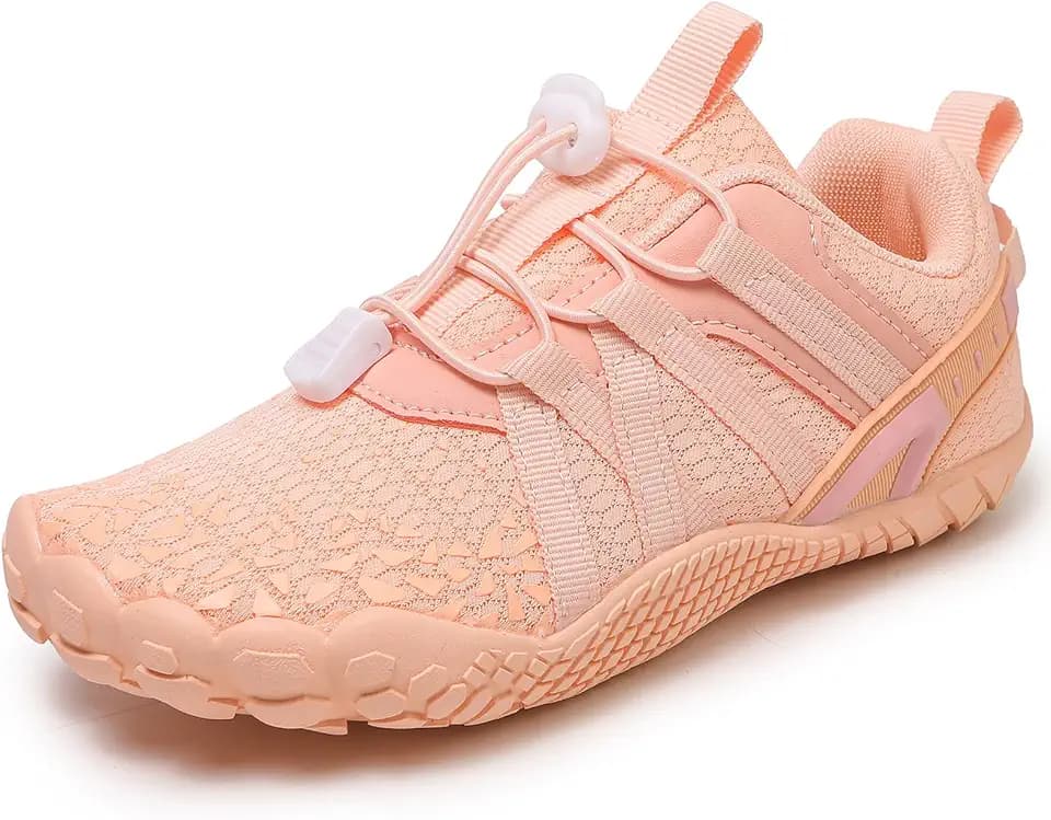 Boys Girls Barefoot Shoes Kids Toddler Wide Toe Box Minimalist Zero Drop Water Shoes Footwear Athletic Sneakers for Wrestling Hiking Camping Skateboard Climbing Running Training Sport Light Breathable