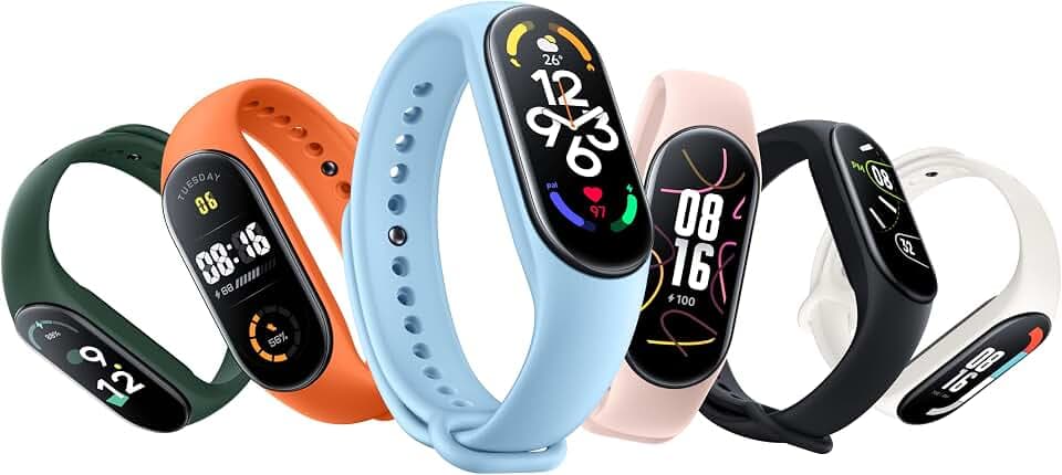 XIAOMI Smart Band 7 Fitness- & Aktivitätstracker (1,62 AMOLED Display, 120 Workout-Modi, SpO2 Tracking, Schlaf-, Herz & Pulsüberwachung, bis zu 14 Tage Akkulaufzeit, 5ATM Wassergeschützt, Mi Fit App)