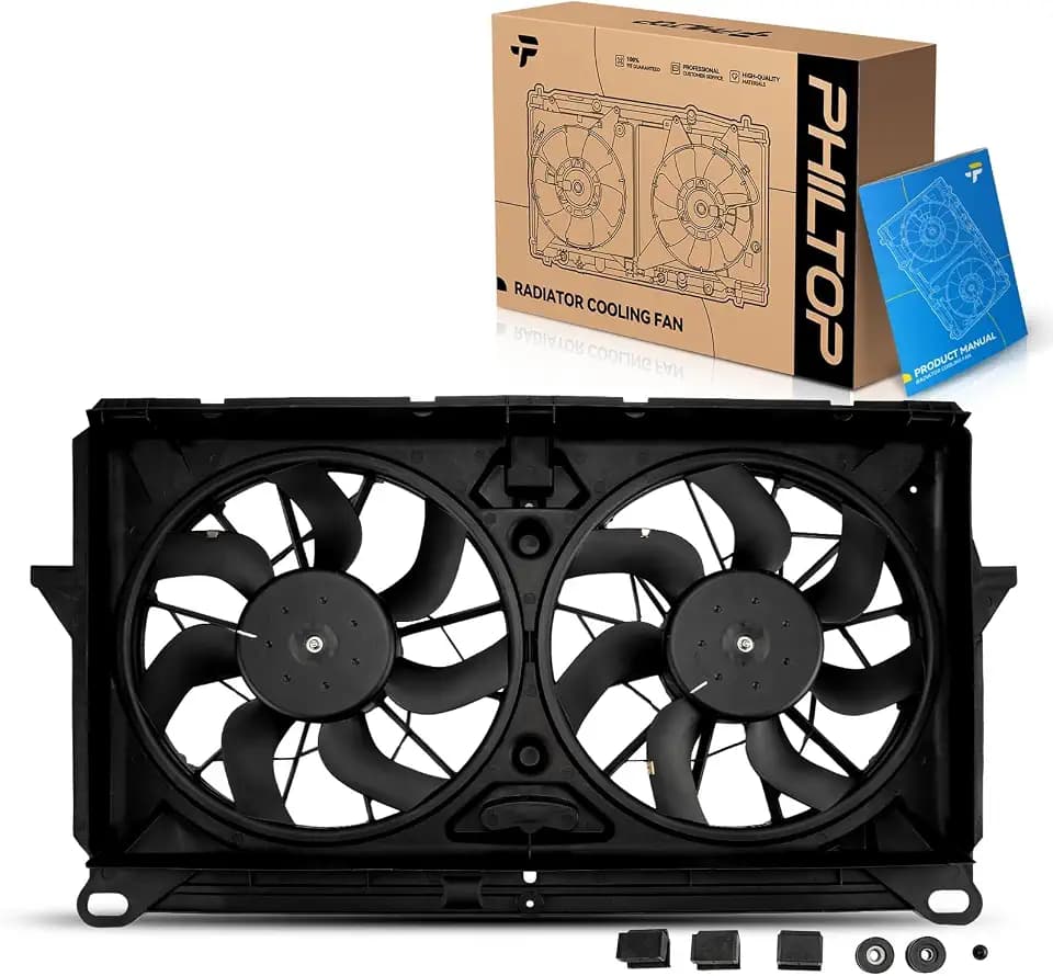 PHILTOP 622230 Radiator Cooling Fan Assembly, Fit for Silverado 1500